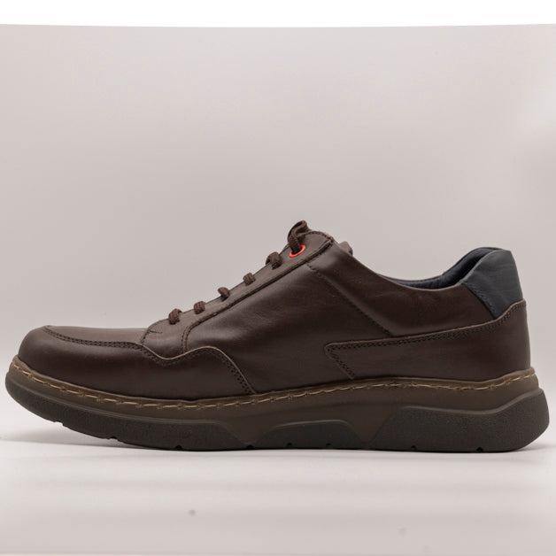 Notton Sneakers Uomo in Pelle con Zip 0417 marrone - scarpe di qualità venduta a Milano da Pli-Pla