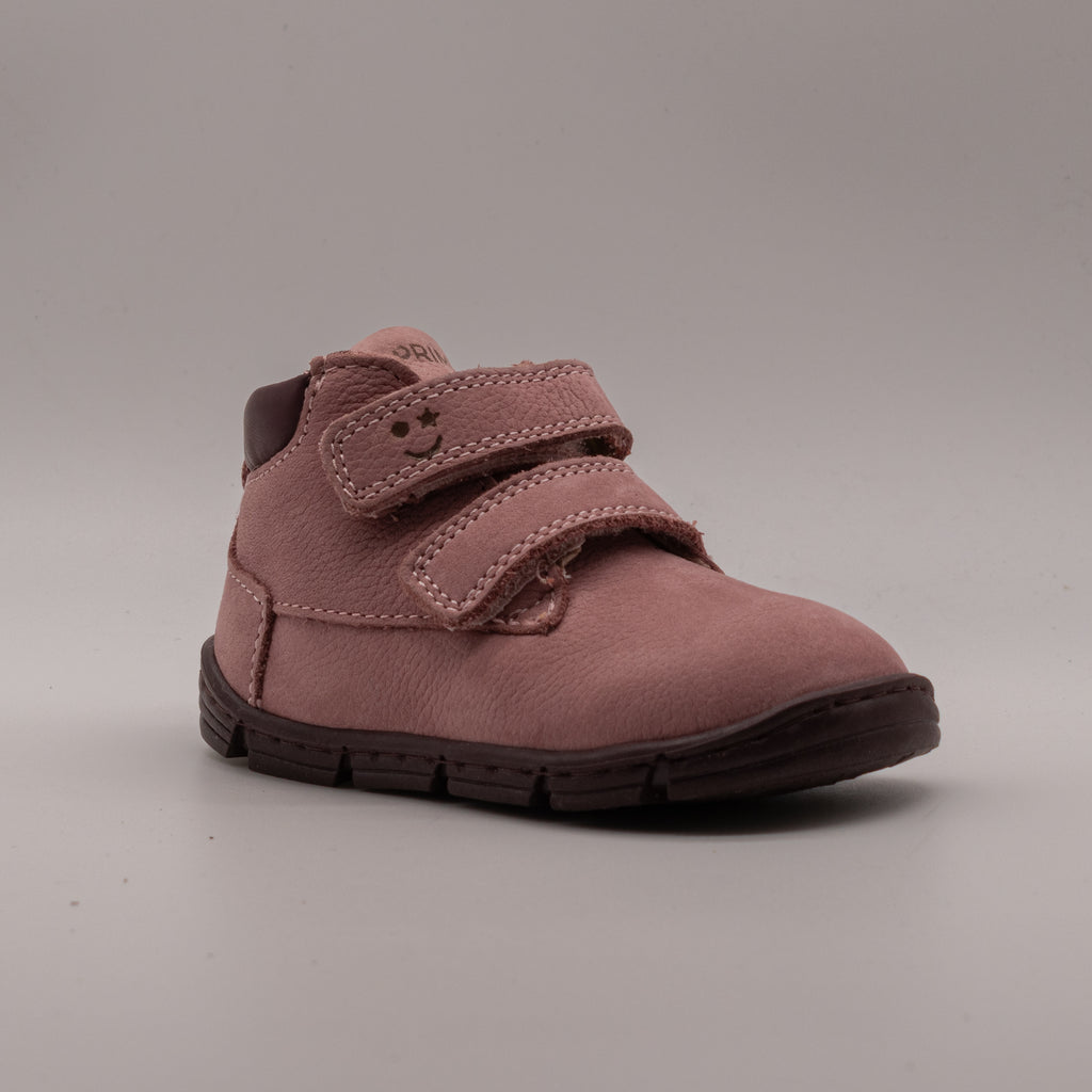 Primigi 2403111 – Scarpe primi passi bambina in pelle con doppio velcro - rosa antico