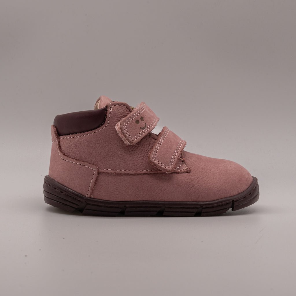 Primigi 2403111 – Scarpe primi passi bambina in pelle con doppio velcro - rosa antico