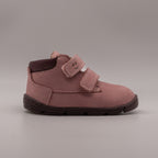 Primigi 2403111 – Scarpe primi passi bambina in pelle con doppio velcro - rosa antico