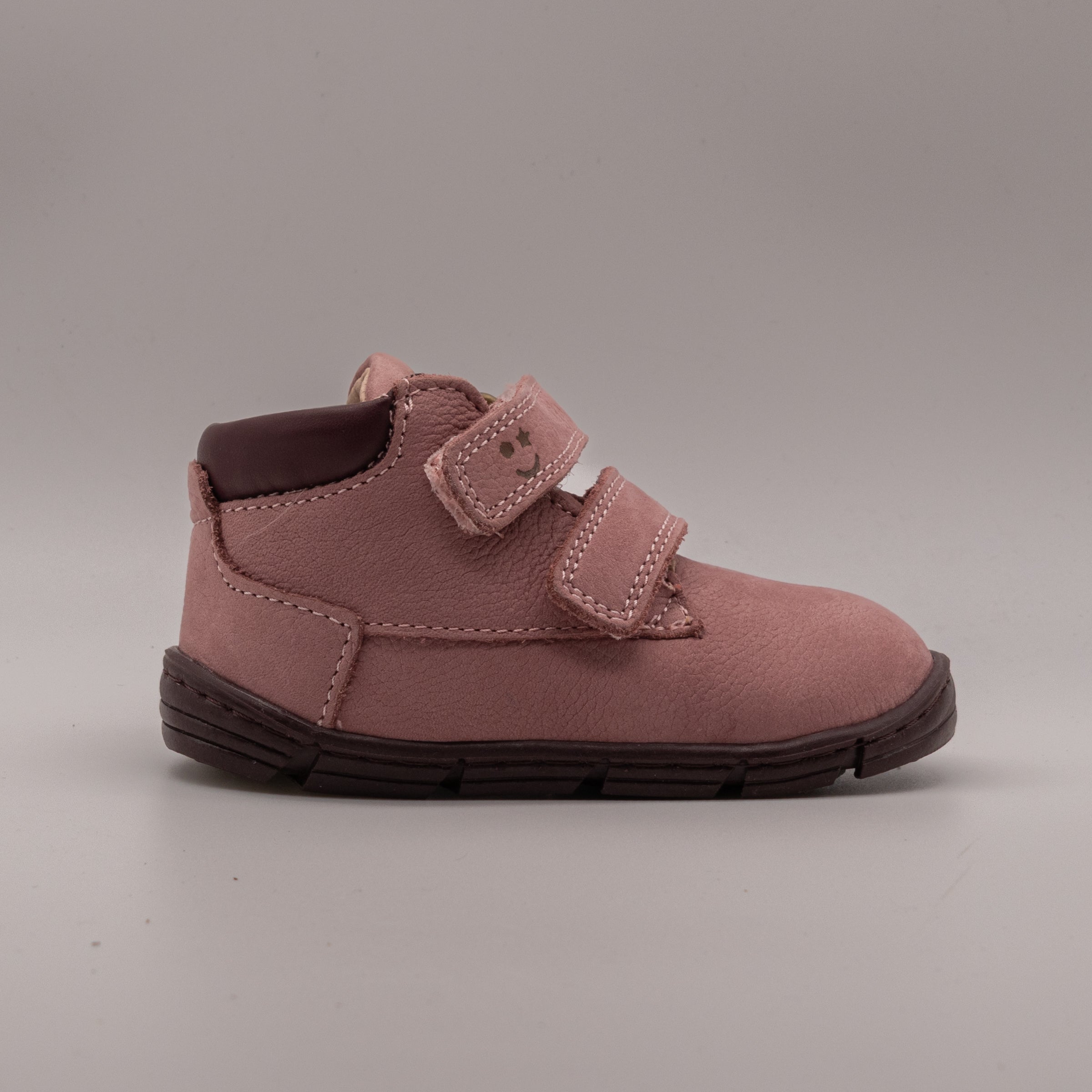 Primigi 2403111 – Scarpe primi passi bambina in pelle con doppio velcro - rosa antico