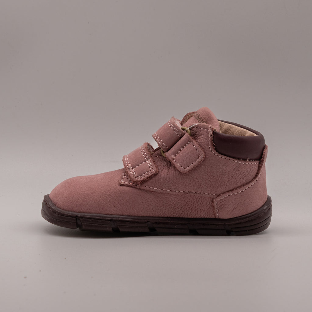 Primigi 2403111 – Scarpe primi passi bambina in pelle con doppio velcro - rosa antico