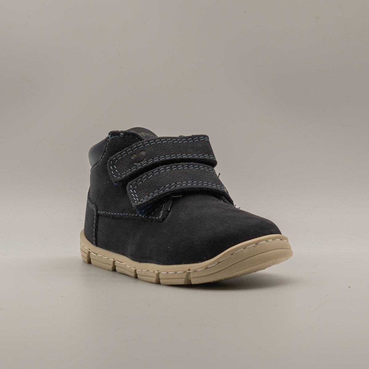 Primigi 2403144 – Scarpe primi passi bambina in pelle con doppio velcro - blu - scarpe di qualità venduta a Milano da Pli-Pla