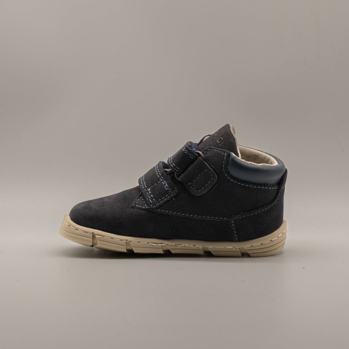 Primigi 2403144 – Scarpe primi passi bambina in pelle con doppio velcro - blu - scarpe di qualità venduta a Milano da Pli-Pla