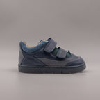 Primigi 2405044 – Sneakers bambino in pelle con doppio velcro - blu