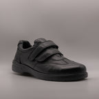 Valleverde 36820 – Scarpe uomo in pelle con doppio velcro - nero - scarpe di qualità venduta a Milano da Pli-Pla