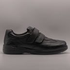 Valleverde 36820 – Scarpe uomo in pelle con doppio velcro - nero - scarpe di qualità venduta a Milano da Pli-Pla