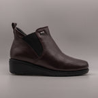 Valleverde VS10362W – Tronchetti donna in nappa con elastico - bordeaux - scarpe di qualità venduta a Milano da Pli-Pla
