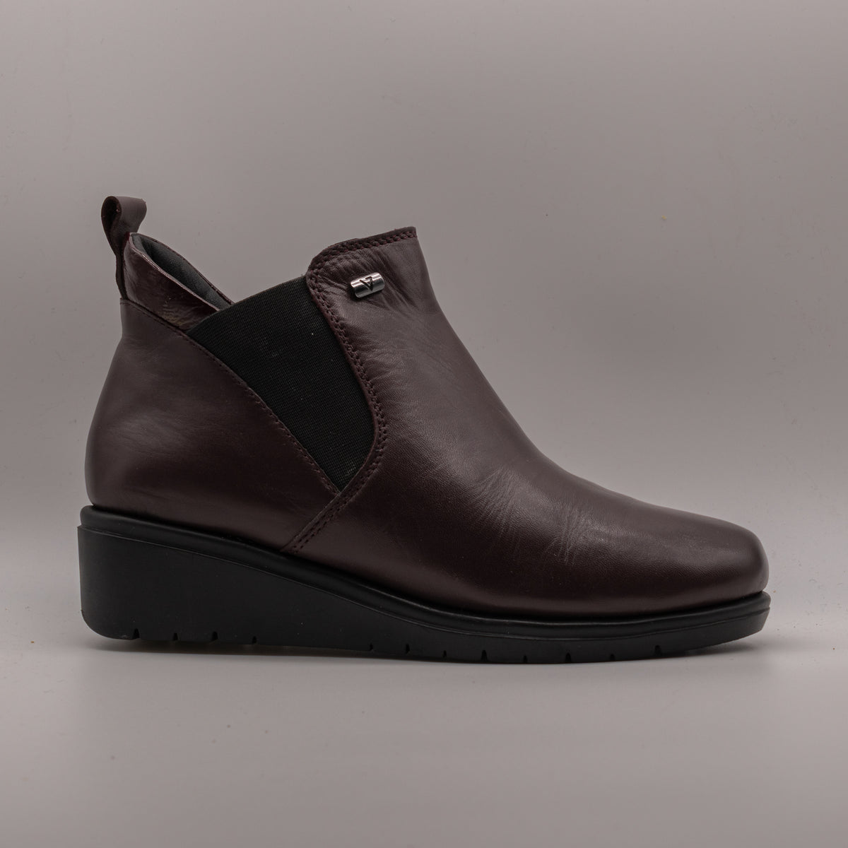 Valleverde VS10362W – Tronchetti donna in nappa con elastico - bordeaux - scarpe di qualità venduta a Milano da Pli-Pla