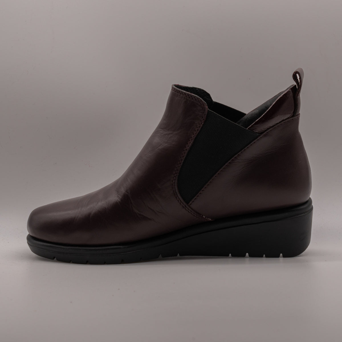 Valleverde VS10362W – Tronchetti donna in nappa con elastico - bordeaux - scarpe di qualità venduta a Milano da Pli-Pla