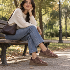 Victoria 1267100 Londres – Sneakers donna in pelle scamosciata - marrone