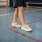 Victoria 1370108 Bosco Barefoot – sandali barefoot in tela per bambini - bianco - scarpe di qualità venduta a Milano da Pli-Pla