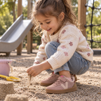 Victoria 256109 OSLO – Kindersneaker mit Klettverschluss und elastischen Schnürsenkeln, grün
