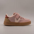 Victoria 256109 OSLO – Kindersneaker mit Klettverschluss und elastischen Schnürsenkeln, grün