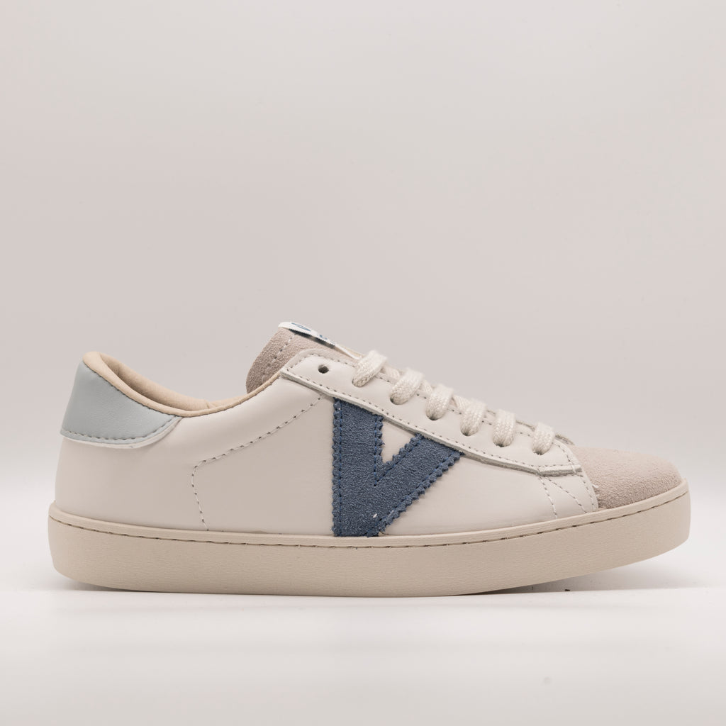 Victoria Sneaker Berlin 126142 Bianco/Azul - scarpe di qualità venduta a Milano da Pli-Pla