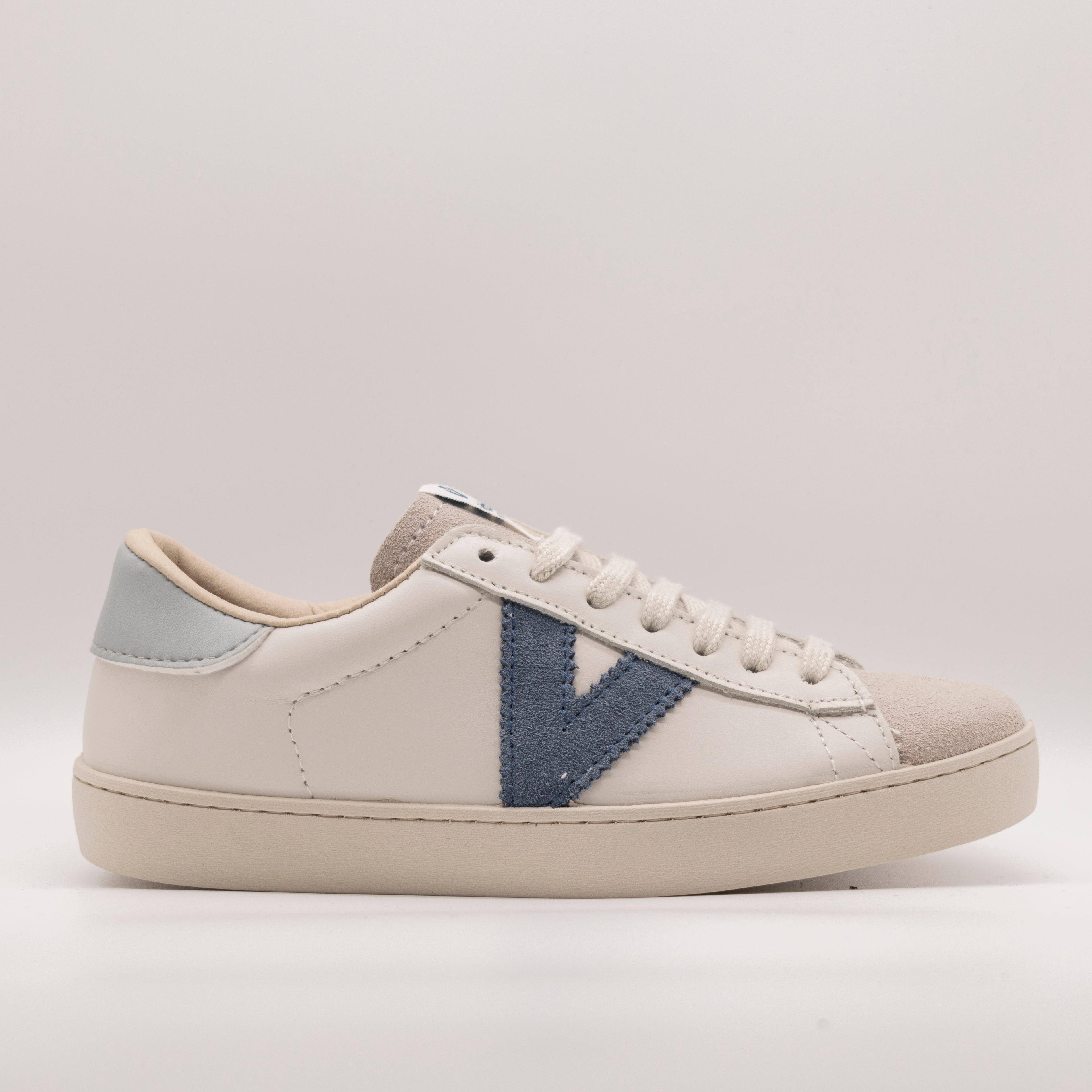 Victoria Sneaker Berlin 126142 Bianco/Azul - scarpe di qualità venduta a Milano da Pli-Pla