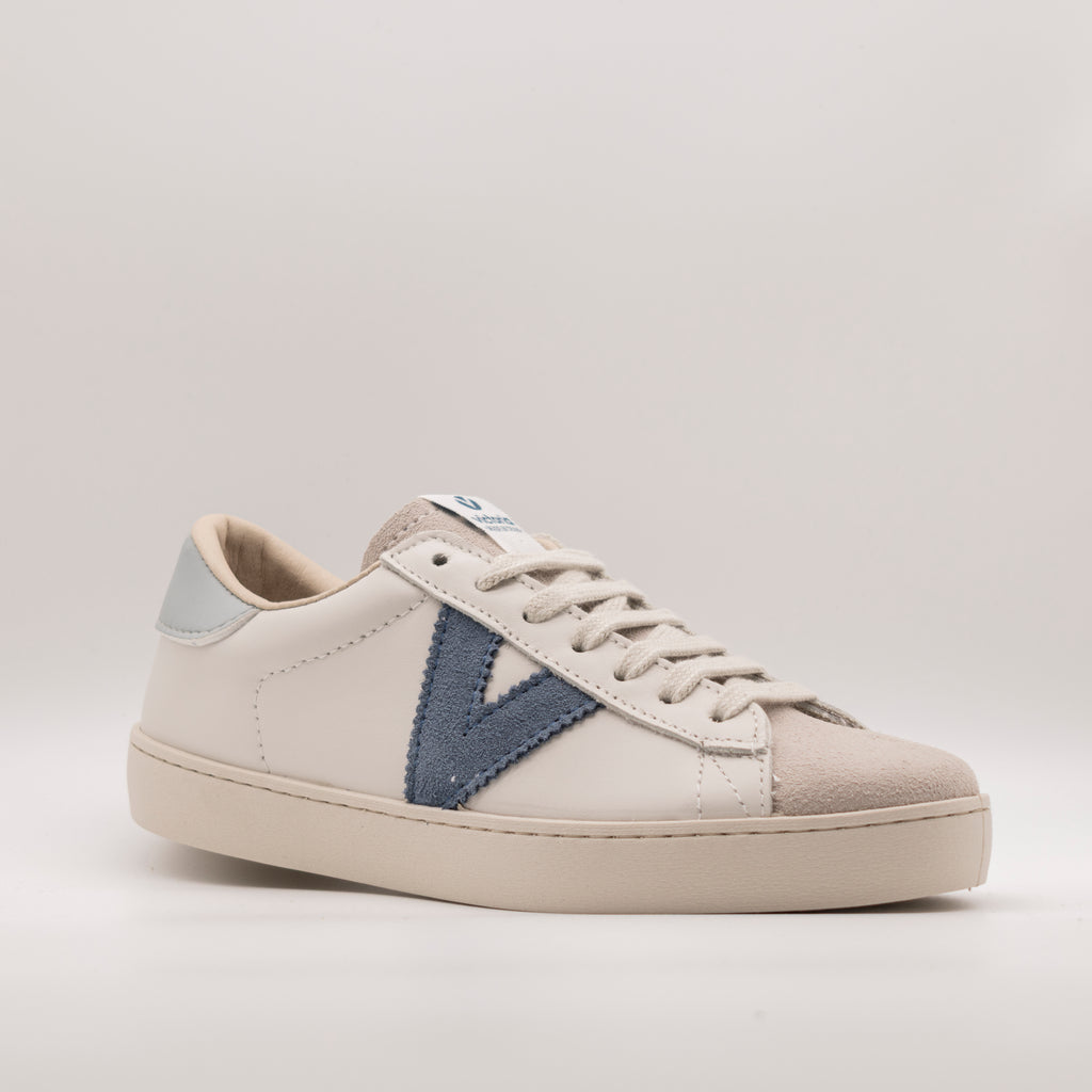 Victoria Sneaker Berlin 126142 Bianco/Azul - scarpe di qualità venduta a Milano da Pli-Pla