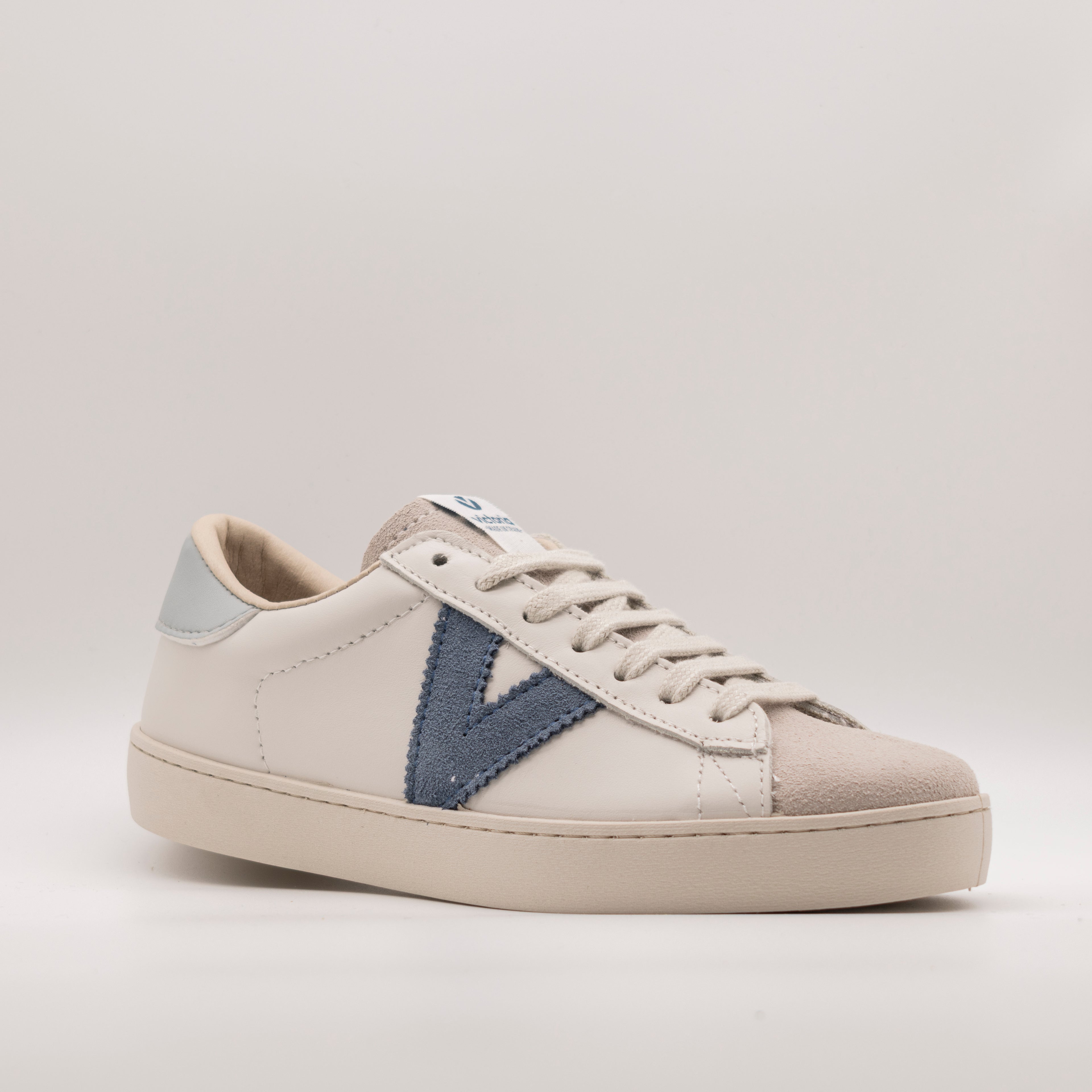 Victoria Sneaker Berlin 126142 Bianco/Azul - scarpe di qualità venduta a Milano da Pli-Pla