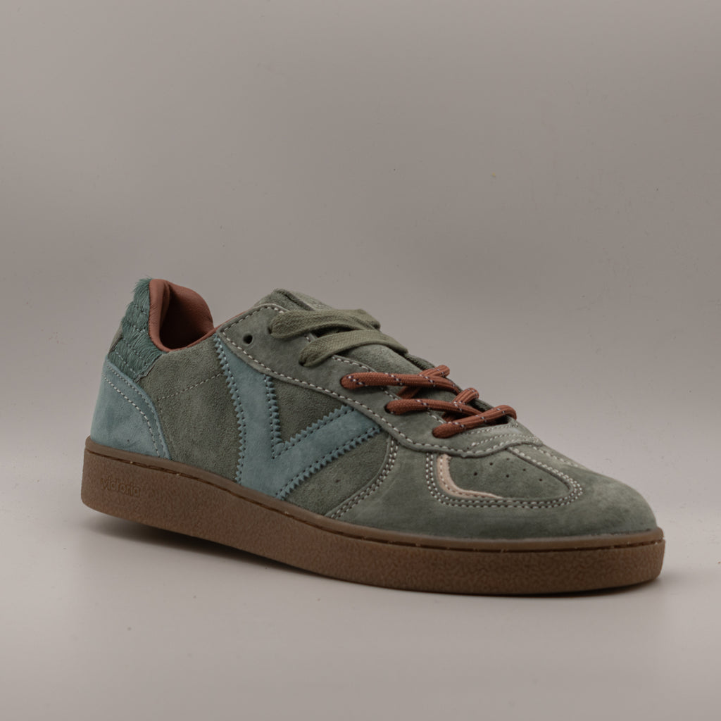 Victoria 1267100 Londres – Sneakers donna in pelle scamosciata - verde Jade