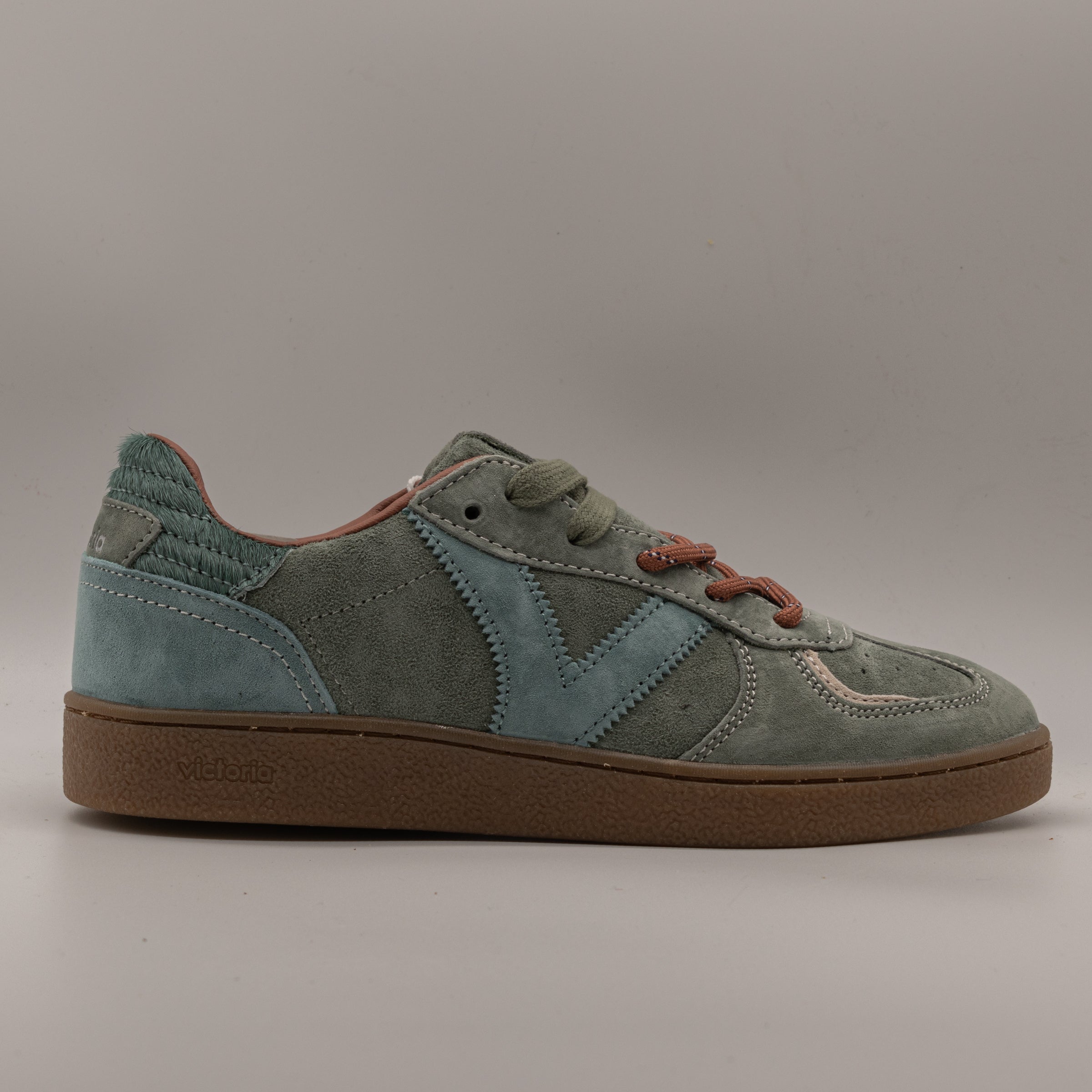Victoria 1267100 Londres – Sneakers donna in pelle scamosciata - verde Jade