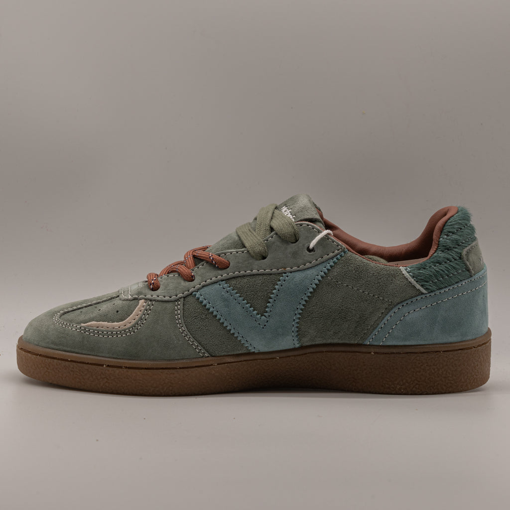 Victoria 1267100 Londres – Sneakers donna in pelle scamosciata - verde Jade