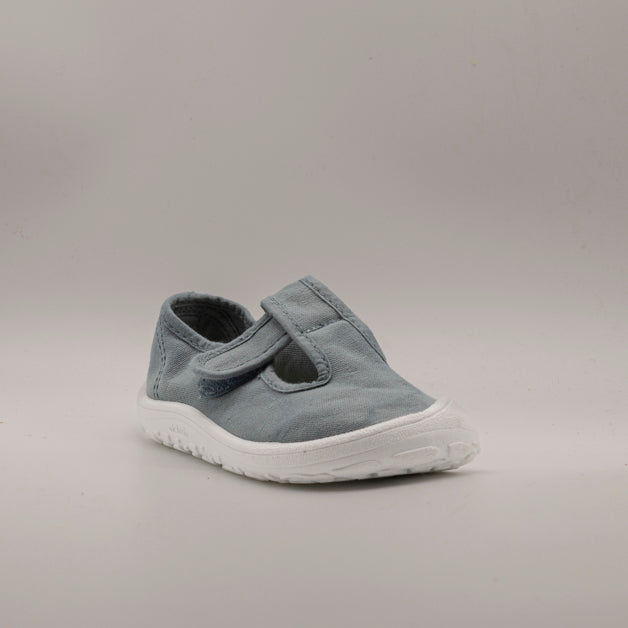 Victoria 1370108 Bosco Barefoot – sandali barefoot in tela per bambini - azzurro atlantico