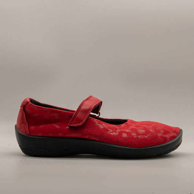 A’RCOPEDICO L45 Ballerine Mary Jane Ortopediche Comfort con velcro rosso - scarpe di qualità venduta a Milano da Pli-Pla