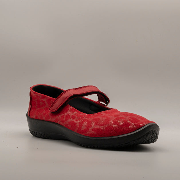 A’RCOPEDICO L45 Ballerine Mary Jane Ortopediche Comfort con velcro rosso - scarpe di qualità venduta a Milano da Pli-Pla