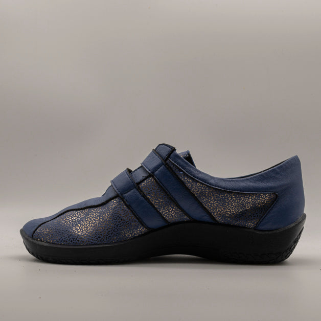 A’RCOPEDICO Libra Scarpe Ortopediche Comfort con velcro blu - scarpe di qualità venduta a Milano da Pli-Pla
