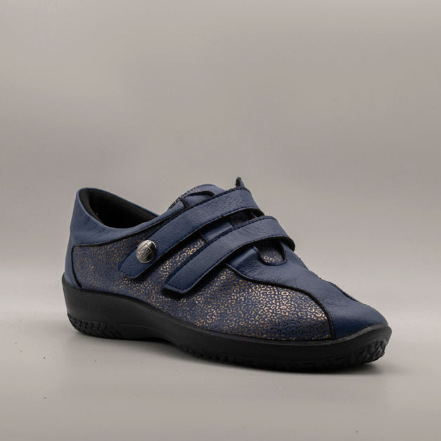 A’RCOPEDICO Libra Scarpe Ortopediche Comfort con velcro blu - scarpe di qualità venduta a Milano da Pli-Pla