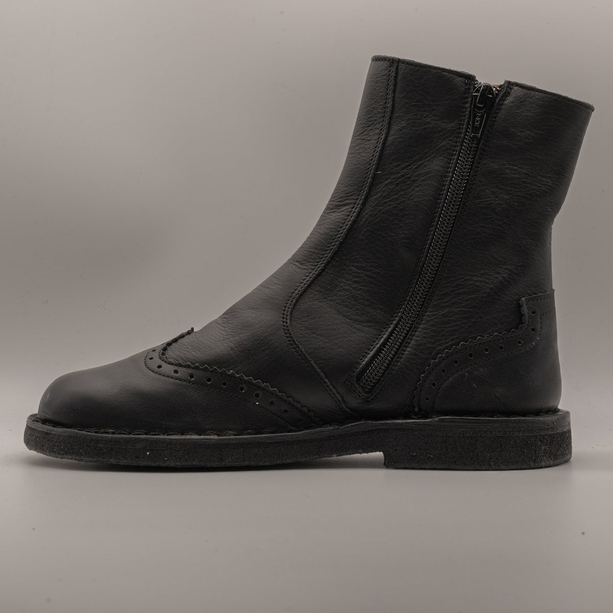 B&B 2024 – Stivaletti donna in pelle di cervo Made in Italy - nero - scarpe di qualità venduta a Milano da Pli-Pla