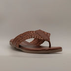 B&B 15 – sandali infradito in vera pelle Made in Italy - mattone - scarpe di qualità venduta a Milano da Pli-Pla