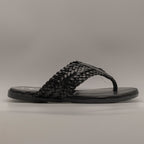 B&B 15 – sandali infradito in vera pelle Made in Italy - nero - scarpe di qualità venduta a Milano da Pli-Pla