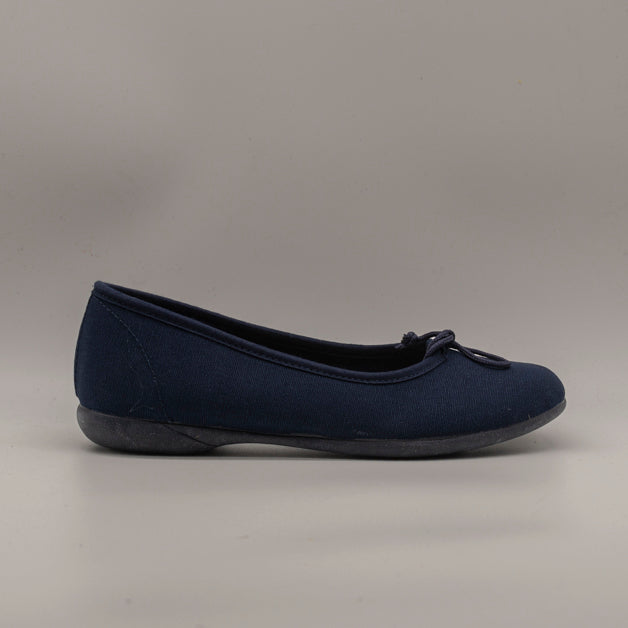 Batilas 11101 – ballerine bambina in tela slip-on con laccetto regolabile - blu marino - scarpe di qualità venduta a Milano da Pli-Pla