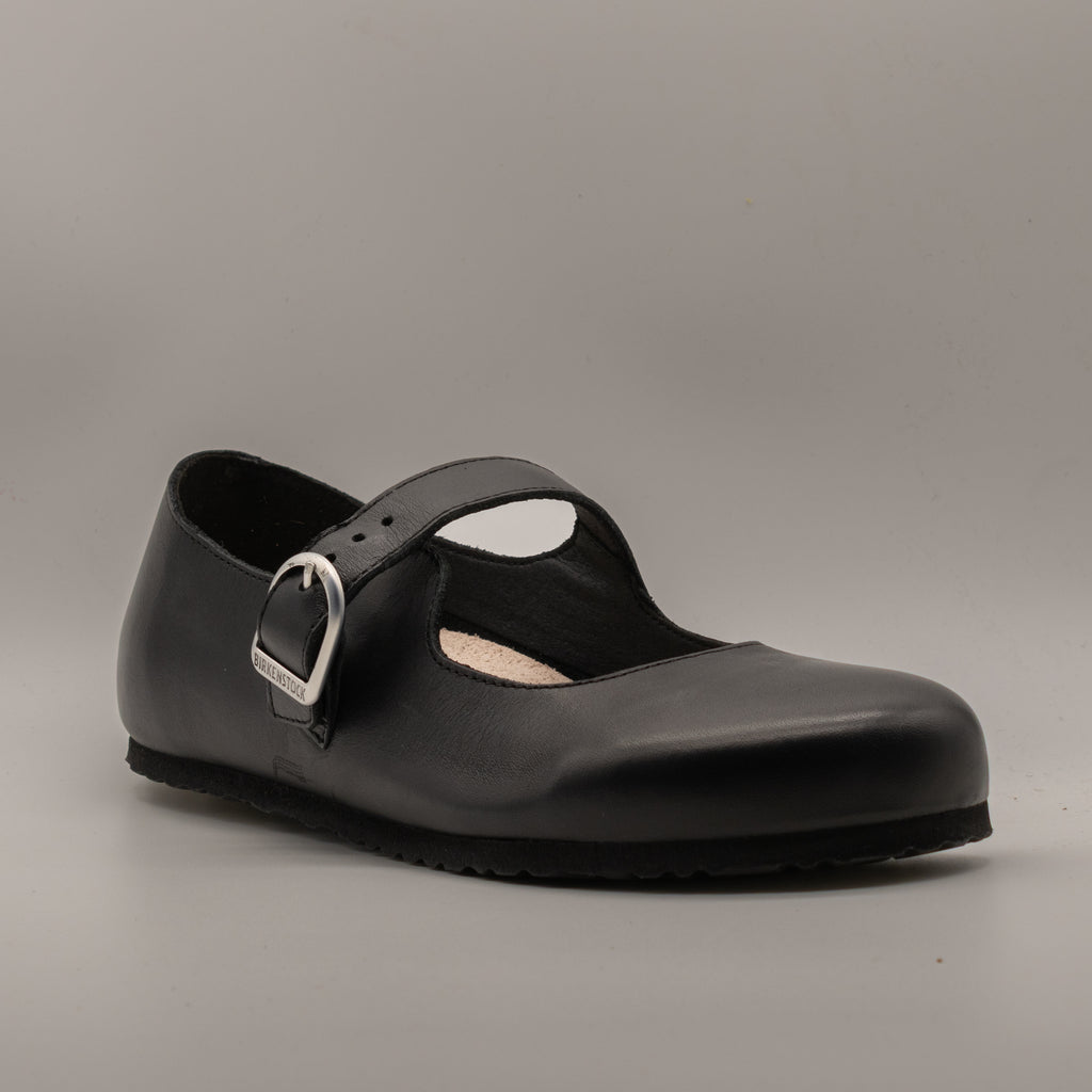Birkenstock Santa Clarita – Ballerine Mary Jane in pelle - nero - scarpe di qualità venduta a Milano da Pli-Pla