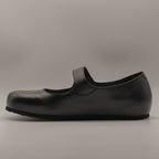 Birkenstock Santa Clarita – Ballerine Mary Jane in pelle - nero - scarpe di qualità venduta a Milano da Pli-Pla