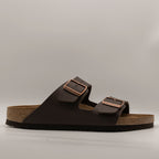 Birkenstock Arizona sandali dark brown - pianta larga - scarpe di qualità venduta a Milano da Pli-Pla
