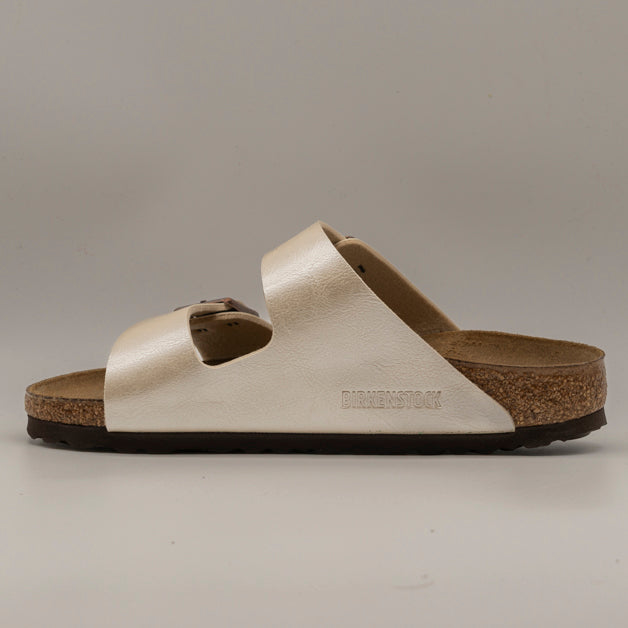 Birkenstock Arizona – sandalo a due cinturini con plantare anatomico - graceful pearl white - scarpe di qualità venduta a Milano da Pli-Pla