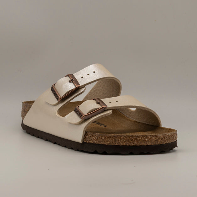 Birkenstock Arizona – sandalo a due cinturini con plantare anatomico - graceful pearl white - scarpe di qualità venduta a Milano da Pli-Pla