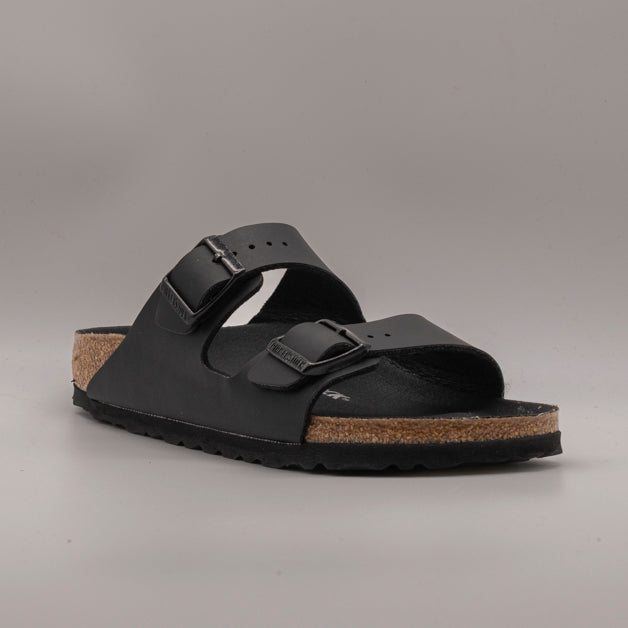 Birkenstock Arizona – sandalo a due cinturini con plantare coordinato - Triples Black - scarpe di qualità venduta a Milano da Pli-Pla