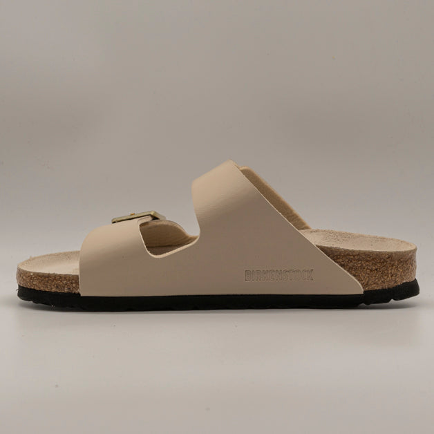 Birkenstock Arizona – sandalo a due cinturini con plantare coordinato - Triples Sandcastle/Oyster - scarpe di qualità venduta a Milano da Pli-Pla