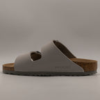 Birkenstock Arizona vegan sandali grigio coin