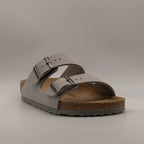 Birkenstock Arizona vegan sandali grigio coin
