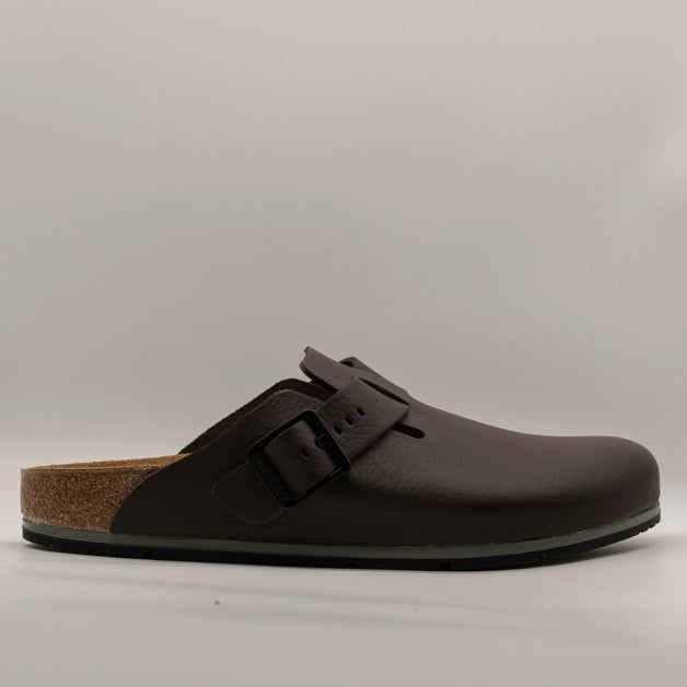 Birkenstock Boston PRO sabot pelle marrone - scarpe di qualità venduta a Milano da Pli-Pla