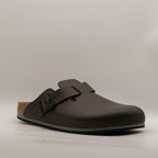 Birkenstock Boston PRO sabot pelle marrone - scarpe di qualità venduta a Milano da Pli-Pla