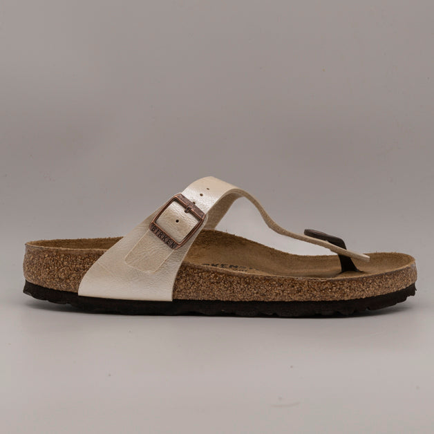 Birkenstock Gizeh – Sandali infradito con plantare anatomico - graceful pearl white - scarpe di qualità venduta a Milano da Pli-Pla