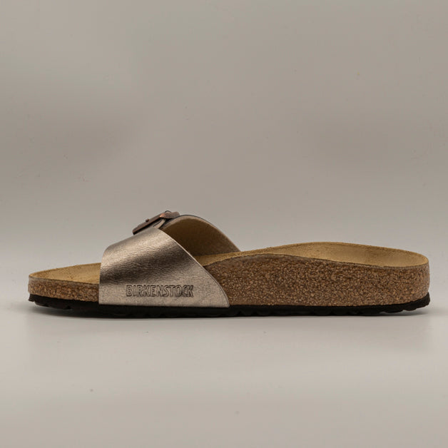 Birkenstock Madrid – Sandali a una fascia con plantare anatomico - Graceful Taupe - scarpe di qualità venduta a Milano da Pli-Pla