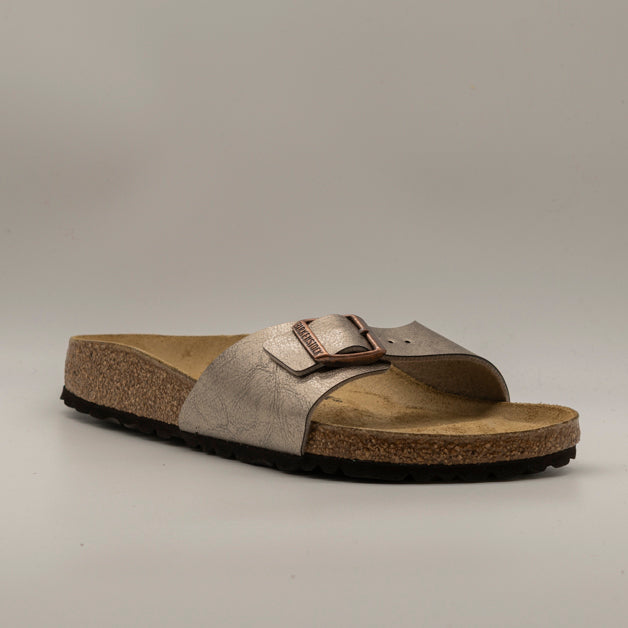 Birkenstock Madrid – Sandali a una fascia con plantare anatomico - Graceful Taupe - scarpe di qualità venduta a Milano da Pli-Pla