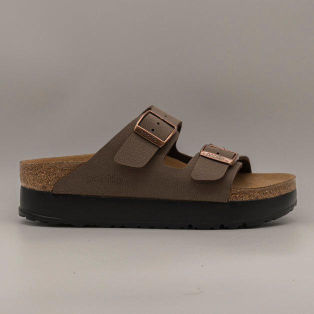 Arizona PAP Flex Platform – sandalo platform vegano con plantare anatomico marrone mocca - scarpe di qualità venduta a Milano da Pli-Pla