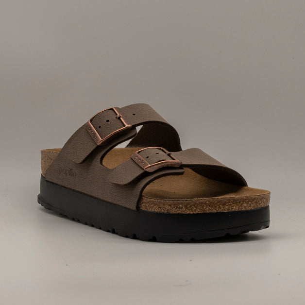 Arizona PAP Flex Platform – sandalo platform vegano con plantare anatomico marrone mocca - scarpe di qualità venduta a Milano da Pli-Pla